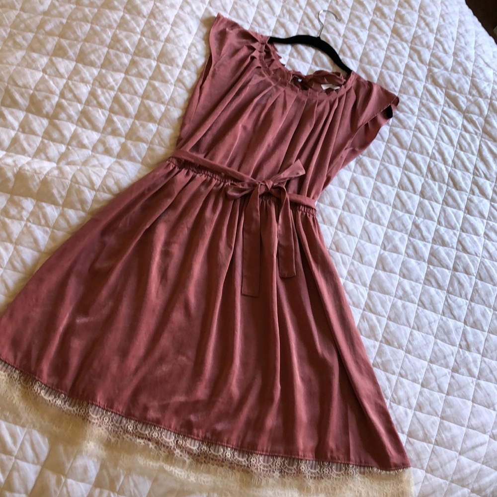 Light weight pink summer dress.